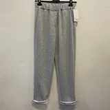 Pantaloni(D) Genere Pantaloni Donna Quattro stagioni Made in Italia Quotidiano Colore Unico Standard Monocromo — foto 3