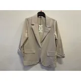 Giacche(D) Genere Giacca Blazer Giacca Donna Quattro stagioni Made in Italia Da Lavoro Colore Unico Standard Monocromo — foto 4