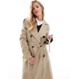 Cappotto trench lungo con tasche e bottoni — foto 1
