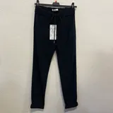 Pantaloni(D) Genere Pantaloni Donna Quattro stagioni Made in Italia Da Lavoro Colore Unico Standard Monocromo Cerniera lampo — foto 4