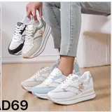 Sneakers(D) Genere Sneakers basse Donna Quattro stagioni Made in Cina Quotidiano Plateau Anteriore Tonda — foto 1