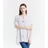 Camicie(D) Genere Camicetta Camicia Casual Donna Primavera/Estate Made in Italia Quotidiano Vari Colori Standard Stampata Seta — foto 5