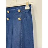 Pantaloni Donna Primavera/Estate Made in Italia Quotidiano Colore Unico Standard Jeans — foto 5