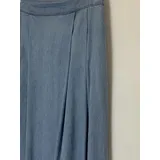 Gonna a Tubino Donna Primavera/Estate Made in Italia Quotidiano Colore Unico Standard Jeans — foto 5