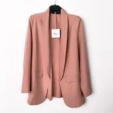 Giacca Blazer Giacca Donna Primavera/Estate Made in Italia Quotidiano Colore Unico Standard — foto 4