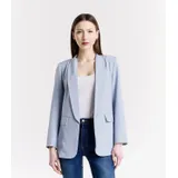 Giacca Blazer Giacca Donna Primavera/Estate Made in Italia Quotidiano Colore Unico Standard — foto 1