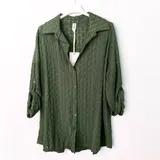 Camicia Camicia Donna Primavera/Estate Made in Italia Quotidiano Colore Unico Standard — foto 3