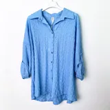 Camicia Camicia Donna Primavera/Estate Made in Italia Quotidiano Colore Unico Standard — foto 4