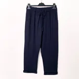 Pantaloni Eleganti Donna Primavera/Estate Made in Italia Quotidiano Colore Unico Standard — foto 3