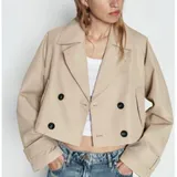 cappotto trench corto con bottoni — foto 1