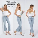 Jeans(D) Genere Jeans Bootcut Donna Quattro stagioni Made in Cina Quotidiano Colore Unico Standard — foto 1