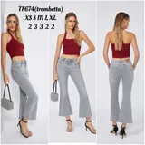 Jeans(D) Genere Jeans Bootcut Donna Quattro stagioni Made in Cina Quotidiano Colore Unico Standard — foto 1