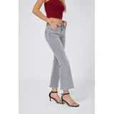 Jeans(D) Genere Jeans Bootcut Donna Quattro stagioni Made in Cina Quotidiano Colore Unico Standard — foto 5