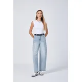 Jeans(D) Genere Jeans Larghi Donna Quattro stagioni Made in Cina Tempo libero Colore Unico Standard — foto 5