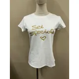 T-Shirt & Top(D) Genere T-Shirt Donna Primavera/Estate Made in Italia Quotidiano Colore Unico Standard — foto 1