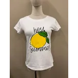 T-Shirt & Top(D) Genere T-Shirt Donna Primavera/Estate Made in Italia Quotidiano Colore Unico Standard — foto 1