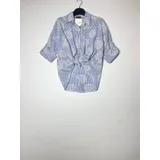 Camicia a Righe con Fantasie Ricamate e Trafori — foto 4