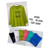 T-Shirt Donna Primavera Made in Cina Quotidiano Vari Colori Standard — foto 1