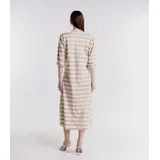 Vestito di maglia a righe — foto 4