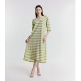 Vestito di maglia a righe — foto 5