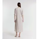 Vestito di maglia a righe — foto 4
