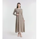 Vestito di maglia a righe — foto 5