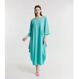 Vestito di maglia a monocolore — foto 1