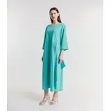 Vestito di maglia a monocolore — foto 3