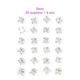 Orecchini pacchetto 24pz Made in Cina Quotidiano Vari Colori — foto 1