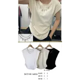 T-Shirt & Top(D) Genere T-Shirt Donna Primavera/Estate Made in Cina Quotidiano Vari Colori Standard — foto 1