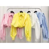 Camicie(D) Genere Camicetta Camicia Casual Donna Primavera/Estate Made in Italia Tempo libero Vari Colori — foto 1