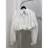 Camicie(D) Genere Camicetta Camicia Casual Donna Primavera/Estate Made in Italia Tempo libero Vari Colori — foto 5