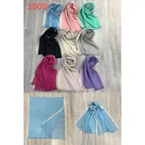 Sciarpe Donna Donna Primavera Made in Cina Quotidiano Vari Colori Leggero In Stoffa — foto 1