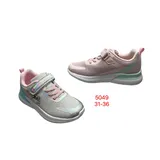 Sneakers Bambina Primavera Made in Cina Tempo libero Plateau Anteriore Tonda — foto 4