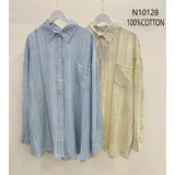 Camicie(D) Genere Camicia Camicia Casual Donna Primavera Made in Cina Vari Colori Curvy(taglie forti) Righe — foto 5
