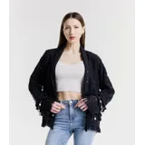 Giacca Leggere Giacca Donna Primavera/Estate Made in India Quotidiano Colore Unico Standard — foto 5