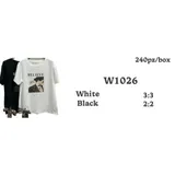 T-Shirt Donna Primavera/Estate Made in Cina Quotidiano Vari Colori Standard Monocromo — foto 3