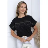 T-Shirt Donna Primavera/Estate Made in Cina Quotidiano Vari Colori Standard Monocromo — foto 1