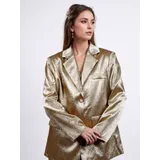 Giacca Blazer Giacca Donna Primavera/Estate Made in Italia Tempo libero Colore Unico Standard Monocromo — foto 4