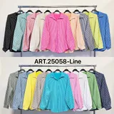Camicie(D) Genere Camicetta Camicia Casual Donna Primavera/Estate Made in Italia Quotidiano Vari Colori Curvy(taglie forti) Multicolore — foto 1