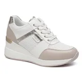 Sneakers(D) Genere Sneakers basse Donna Quattro stagioni Tempo libero Colore Unico Piatto A punta — foto 3