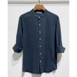 Camicia Casual Uomo Primavera/Estate Made in Cina Quotidiano Vari Colori Standard Bottoni — foto 5