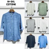 Camicia Casual Uomo Primavera/Estate Made in Cina Quotidiano Vari Colori Standard Bottoni — foto 1