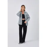 Giacche(D) Genere Giacca di Jeans Donna Quattro stagioni Made in Cina Tempo libero Colore Unico Standard — foto 4