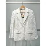 Giacca Blazer Giacca Donna Primavera/Estate Made in Cina Quotidiano Oversize Pizzo — foto 1