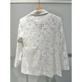 Camicia Camicia Elegante Donna Primavera/Estate Made in Cina Quotidiano Colore Unico Oversize Fiori Cotone — foto 1