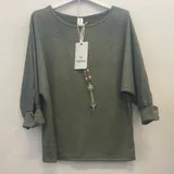 T-Shirt & Top(D) Genere Donna Primavera/Estate Made in Italia Tempo libero Colore Unico Standard Monocromo — foto 3