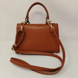 Borse in Pelle Genere Borsa a Tracolla Donna Quattro stagioni Made in Italia Quotidiano Colore Unico Bottoni — foto 4