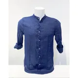 Camicia Uomo Primavera/Estate Made in Italia Quotidiano Vari Colori Standard Bottoni — foto 1