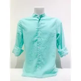 Camicia Uomo Primavera/Estate Made in Italia Quotidiano Vari Colori Standard Bottoni — foto 1